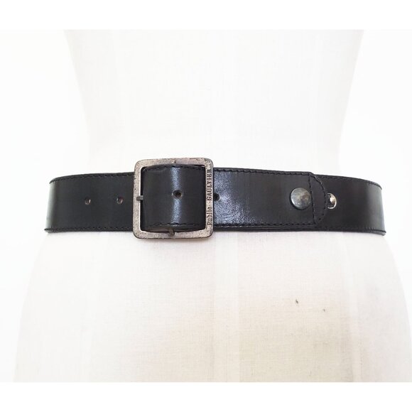Public Gaultier Jean Paul Gaultier Vintage 80s / 90s Black Leather Belt Snaps - Picture 7 of 9